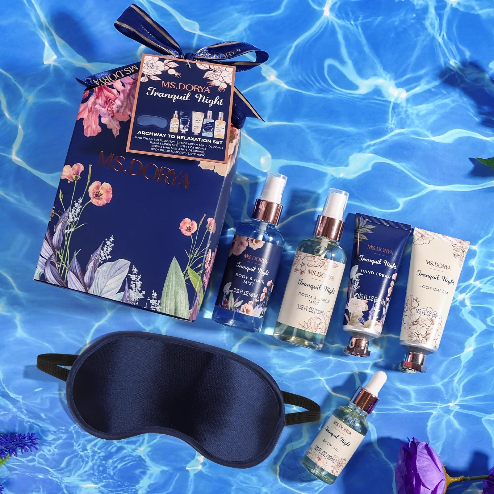 Bath Gift Sets for Women, Birthday Mother'S Day Spa Gifts Kit Beauty Baskets for Mom, 6 Pcs