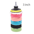 8Pcs Car Polishing Kit Polish Pad 3/5/7 Inch Car Polishing Disc Waxing Sponge Car Polisher Buffing for Car Polisher Accessories