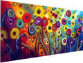 Dandelion Flowers Large Diamond Painting Art Kits for Adults (35.4X15.7In) Gem Art Painting with Diamonds Wall Art