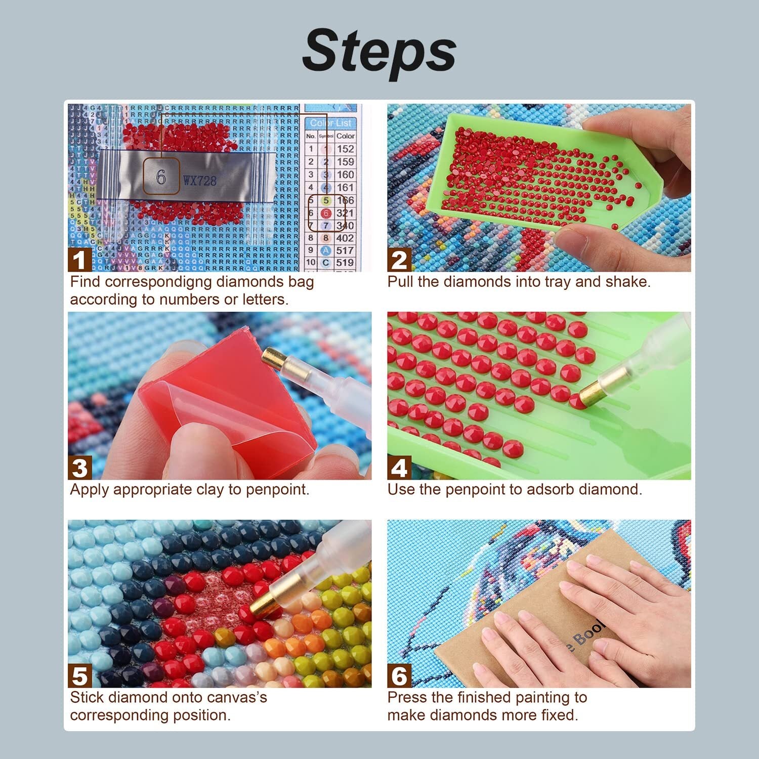 Diamond Painting Kits for Adults, Cardinal 5D DIY Diamond Art Kits