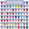 200 PCS round Diamond Drills for Jewelry DIY, 445 Colors Rhinestone Beads per Bag for Diamond Art Crafts